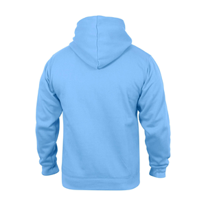 Technics-Sudadera con capucha unisex con cremallera para hombre, 100% de algodón, lavada con ácido, felpa francesa con apliques de diseño cuadrado desgastado - Product Image 1