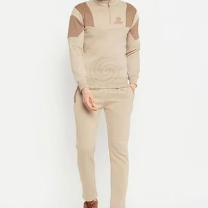 Nouvelle mode de survêtements personnalisés pour hommes, survêtements de qualité supérieure à fermeture éclair et quart pour homme, fabriqués au Pakistan - Product Image 2