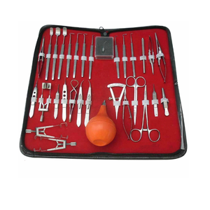 Kit de micro-chirurgie oculaire pour strabisme de qualité supérieure, 29 pièces, instruments chirurgicaux ophtalmiques en acier inoxydable, manuels, réutilisables, CE - Product Image 1