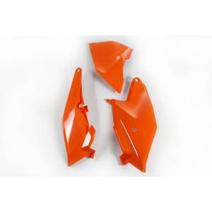 Pannelli laterali 127 arancioni per 2018-2024 per KTM SX 85 Motocross Dirt Bike carenatura con coperchio filtro lato sinistro - Product Image 1