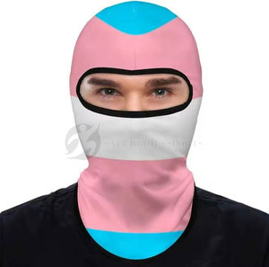 Balaclava en acrylique/polyester, masque de ski, style personnalisé, haute qualité, utilisation en plein air en hiver, unisexe, adulte, respirant, imperméable - Product Image 3