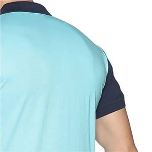 เสื้อยืดโปโลสำหรับผู้ชายทำจากผ้าฝ้าย100% ระบายอากาศได้ดีเสื้อยืดโปโลสั่งทำโลโก้ได้ - Product Image 5