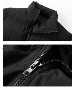 Chaqueta acolchada de invierno hecha a medida al por mayor para hombre, prendas de vestir informales con cuello levantado, abrigos de alta calidad, chaqueta acolchada para hombre - Product Image 3