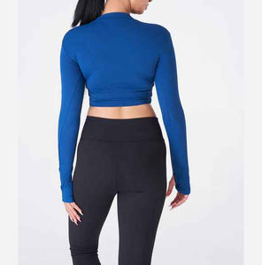 เสื้อครอปสตรีน้ำหนักเบาดีไซน์สวยไม่ยับ - Product Image 4