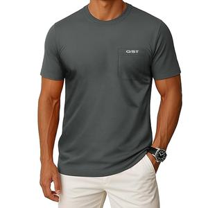 100% coton T-Shirt pour hommes Logo personnalisé plaine T-shirt grande taille hommes T-shirts coton Designer T-shirt personnalisé coupe ample T-shirt hommes - Product Image 2