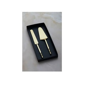 Couteau et serveur en laiton et acier inoxydable de haute qualité et couteau et serveur à poignée pliante en fil de laiton de taille personnalisée - Product Image 1