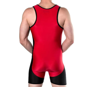 Maillot de lutte sportif pour homme, léger, extensible, une pièce, pour l'entraînement, séchage rapide, respirant, fabriqué au Pakistan - Product Image 3