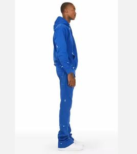 Vente en gros de survêtements personnalisés délavés à l'acide pour hommes à capuche à manches longues avec un design personnalisé et un style Hip Hop - Product Image 3