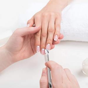 Empujador de Cutículas de Doble Cabeza de Acero Inoxidable, Herramienta de Precisión para Manicura, Pedicura, Cuidado Personal, Salón Profesional y Hogar - Product Image 4