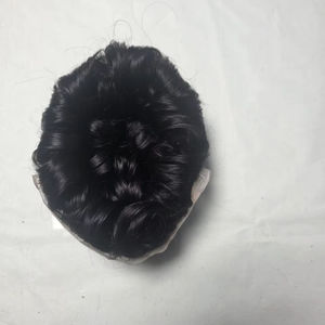 Taz Hair MGM Modelo para Hombre, Peluca de Cabello Humano Remy Indio Suave con Frente de Encaje, Ondulado al Agua, Prótesis Capilar, Sistemas de Parches - Product Image 5