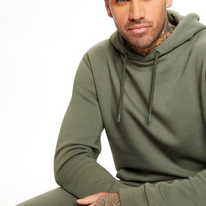 Sudadera con Capucha a Cuadros de Invierno, de Corte Regular y Tejido Grueso, en Tendencia |   Sudadera Unisex Vintage con Efecto Desgastado |   Algodón 100% de Alta Calidad - Product Image 5