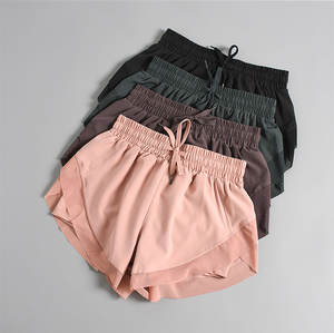 Ropa Deportiva para Mujer para Gimnasio Shorts Athletic Works al por Mayor Shorts para Correr 2 en 1 de Doble Capa Shorts de Nailon Ropa Deportiva para Mujer - Product Image 2