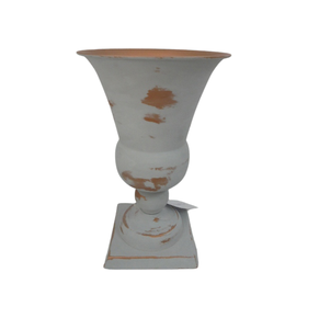 Vase à fleurs pour salon Table Top décoration blanc fini fer Designer Vase à fleurs pour sol et décoration murale - Product Image 6