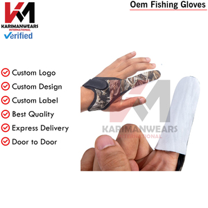 Câu cá Găng tay với 2 ngón tay thiết kế chỉ số ngón tay gian hàng bảo vệ chống Slice chống trượt Grip nước mặn trolling lướt cá Bện - Product Image 6