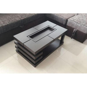 Meubles de Table pour la maison, l'hôtel, le salon, couleur noire, Table basse moderne en bois, forme carrée, Center de Table - Product Image 3