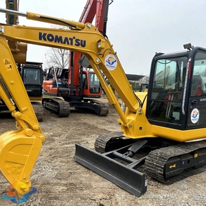 Excavadora de cadenas usada Komatsu PC56, equipo usado de calidad con peso operativo de 5 toneladas, buen estado, precio económico. - Product Image 4