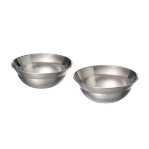 Juego de tazones apilables de acero inoxidable, versátiles, profundos, redondos, multiusos, para preparar, servir, mezclar, cocinar y almacenar en la cocina. - Product Image 5