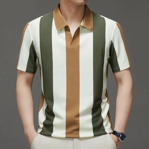 Golf de algodón piqué de manga larga para hombres de alta calidad para Polos Ropa de trabajo informal de negocios con logotipo bordado - Product Image 4