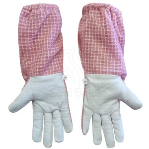 Bajo MOQ Personalizable Diseña tus propios guantes de apicultura Guantes de seguridad de cuero de moda con diferentes estilos - Product Image 2