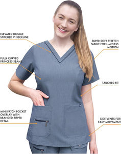 Uniforme médico de enfermera de Material suave lavable antiarrugas más vendido de calidad superior - Product Image 6