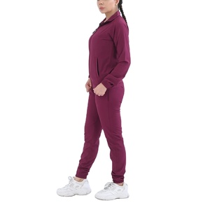 Low Moq Solid Trendy Look Conjunto de dos piezas para mujer Chándal de longitud completa Jogging Wear Nuevo chándal de material Premium para mujer 2026 - Product Image 2