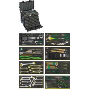Kit de Herramientas Stahlwille AOG para Aeronaves, Juego de 163 Piezas en Carro No. 13217 - Product Image 1