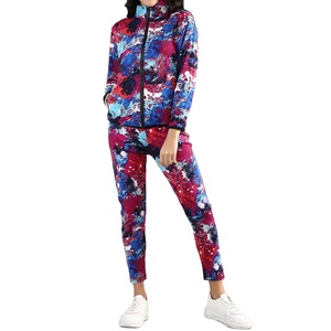 Hot Selling Women Sublimation Tracksuit Casual Wear New Design Adults Design Wholesale Price Women Sublimation Tracksuit - Product Image 1