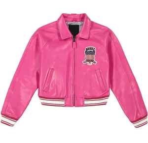 Chaqueta de Motociclista de Cuero Genuino para Hombre Avirex, Talla Grande, con Cremallera, Primavera Verano, Ecológica, Resistente al Viento - Product Image 1