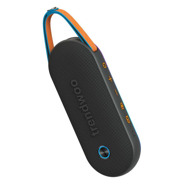 IP56 30W Outdoor Speaker with Magnet for Golf Cart Use, Bluetooth 5.4 with 8 RGB Lights, Multi-Connection Wireless Speaker