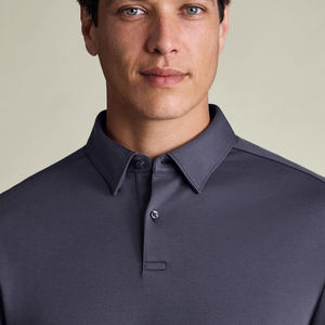 Camisa de Manga Larga para Hombre, Nueva Llegada, Corte Clásico, 100% Algodón, Tejido de Punto, Estampado, Color Malva Oscuro, Logotipo Personalizado, Venta al por Mayor, MOQ Bajo 10 - Product Image 2