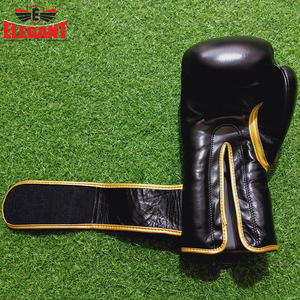 Guantes de boxeo con logotipo personalizado de alta calidad, cuero impermeable, tamaños 4oz 6oz 8oz para competición - Product Image 5