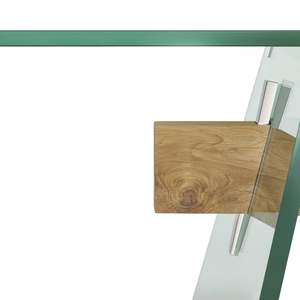 Ensemble de table à manger minimaliste moderne, stable et assemblé, en bois massif et pierre frittée, pour usage domestique - Product Image 3