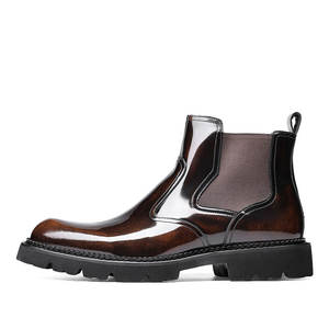 รองเท้าหนังแท้สำหรับธุรกิจ พื้นรองเท้าทนทานต่อการสึกหรอ พร้อมพื้นรองเท้าด้านในระบายอากาศได้ดี รองเท้าทางการสำหรับผู้ชาย รองเท้าทำงาน - Product Image 4