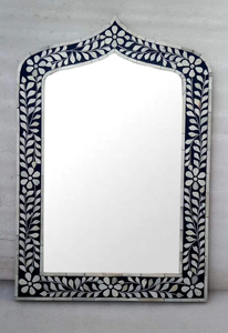 Elegant Design Bone Inlay <b>Mirror</b> Frame Floral Pattern Beautiful Wall <b>Mirror</b> Frame Best Home Decor <b>Bedroom</b> Living - Product Image 2