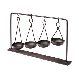 Sculpture en métal noir de haute qualité fabriquée en Inde pour la décoration de la maison, décoration de table, hôtel de luxe, restaurant, fabriqué en Inde - Product Image 2