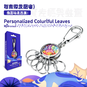 Portachiavi e Moschettone Personalizzabili con Foglie Colorate - Gadget Promozionali Personalizzabili - Product Image 2