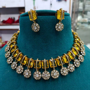 Mariage indien femmes Kundan collier ras du cou bijoux de mariée collier traditionnel en gros personnaliser bijoux - Product Image 4