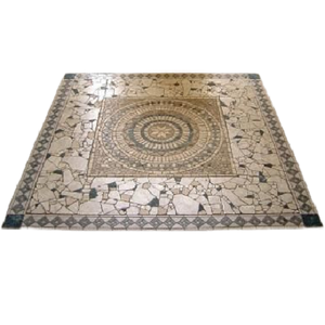 Incrustaciones decorativas para pisos interiores de mármol, trabajo de incrustaciones, losa grande de mármol en varios colores, forma y diseño - Product Image 4