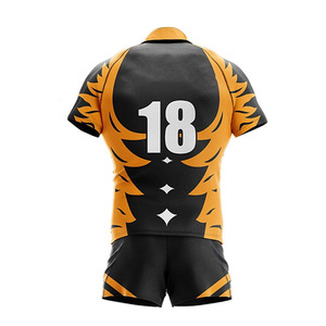 Premium Breathable Polyester Sports Apparel Custom Rugby Uniform with High-Performance Shirts Durable and Comfortable - Product Image 4