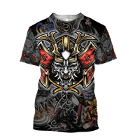 T-shirt à manches courtes unisexe pour hommes, tricoté, imprimé en 3D, personnalisé pour tatouage, mode Harajuku, séchage rapide, été 2022