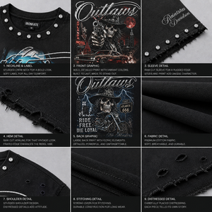 Camiseta OEM con logo personalizado, negra, lavado ácido, estampado digital, 180GSM, algodón, corte holgado, vintage, estilo crop, gráficos de gimnasio, estampados DTF, diseño único y llamativo. - Product Image 3