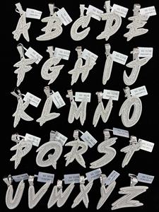 Z Letter Personalized Gold Plated 925 Silver Pendant Moissanite Baguette Font Hip Hop <b>Custom</b> <b>Name</b> <b>Necklace</b> Iced Out 6.2 Carat - Product Image 6