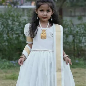 FULPARI kids Sexy designer piece leheng Festive Season Navratri Special Pure Beautiful Zari Embroidery work Chaniya Choli