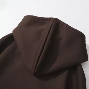 เสื้อมีฮู้ดไม่มีลายสำหรับผู้หญิงเสื้อมีฮู้ดเสื้อไม่มีลายออกแบบได้ตามต้องการ - Product Image 4