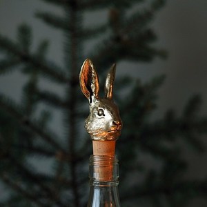 Bouchon à vin élégant en laiton en forme d'animal, finition de luxe, articles de bar décoratifs haut de gamme, tendance, faible MOQ, vente en gros - Product Image 2
