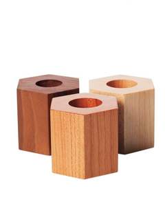 Bougeoir fait main Bougeoir personnalisé Décor en résine de bois Bougeoir décoratif - Product Image 6