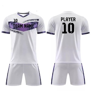Custom logo Breathable Quick Dry Football Jersey Design <b>Models</b> Full Set Sublimation Polyester Men Soccer Jersey Uniform - Product Image 4