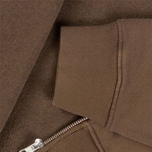 500 Gsm sweat à capuche français éponge sweats à capuche personnalisés hommes poids lourd bouffée impression surdimensionné Streetwear pull tombé épaule capuche - Product Image 3