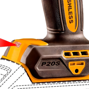 20V điện khoan thiết lập với 1 sạc 2 2Ah pin & Trường hợp bao gồm - Product Image 5