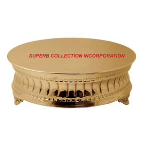 Grand support à gâteau en métal plaqué or de mariage fait à la main meilleure vente et haute qualité en gros et fournisseurs - Product Image 2